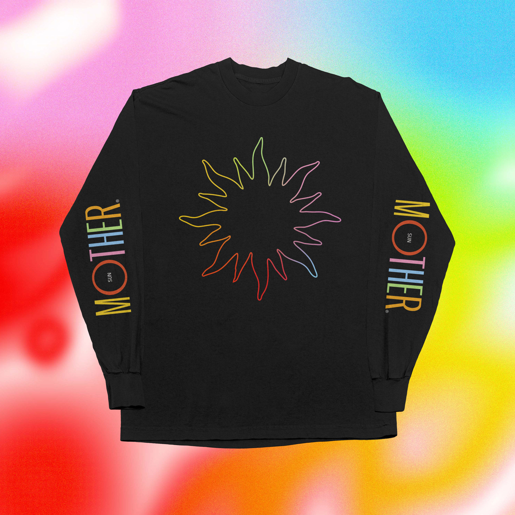 rainbow sun mother ultimate long sleeve front
